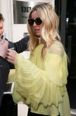 ANNABELLE WALLIS Arrives at BBC Radio 2 in London 06/02/2017