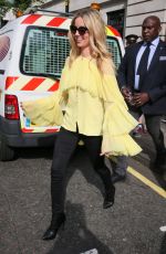 ANNABELLE WALLIS Arrives at BBC Radio 2 in London 06/02/2017