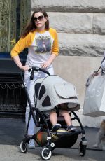 ANNE HATHAWAY Out and About in New York 06/26/2017