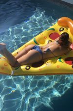 ARIEL WINTER in Bikini on a Giant Inflatable Pizza 05/19/2017