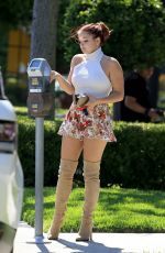 ARIEL WINTER in Short Skirt Out Shopping in West Hollywood 06/19/2017
