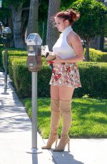ARIEL WINTER in Short Skirt Out Shopping in West Hollywood 06/19/2017