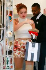 ARIEL WINTER in Short Skirt Out Shopping in West Hollywood 06/19/2017
