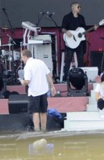 ARIANA GRANDE at One Love Manchester Benefit Rehersal 06/04/2017