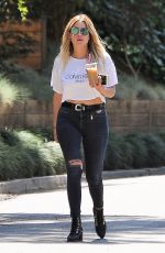 ASHLEE BENSON in Ripped Jeans Out in Los Angeles 06/02/2017