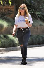 ASHLEE BENSON in Ripped Jeans Out in Los Angeles 06/02/2017