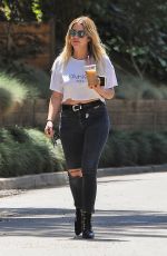 ASHLEE BENSON in Ripped Jeans Out in Los Angeles 06/02/2017
