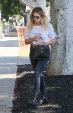 ASHLEE BENSON in Ripped Jeans Out in Los Angeles 06/02/2017