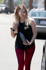 ASHLEY BENSON Heading to a Gym in Los Angeles 06/27/2017