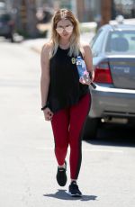 ASHLEY BENSON Heading to a Gym in Los Angeles 06/27/2017
