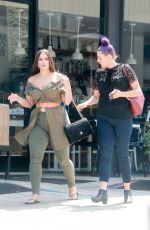 ASHLEY GRAHAM at Cafe Gratitude in Los Angeles 06/01/2017