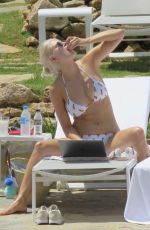 ASHLEY JAMES in Bikini at a Pool in Marbella 06/06/2017