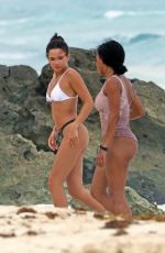 ASHLEY MOORE in Bikini on the Beach in Tulum 06/11/2017