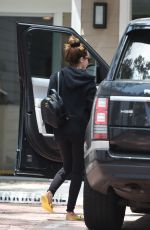 ASHLEY TISDALE Leaves a Nail Salon in Los Angeles 06/08/2017