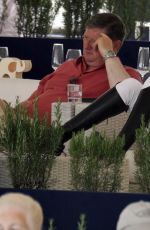 ATHINA ONASSIS at a Restaurant at Longines Horse Show in Cannes 06/02/2017
