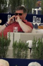 ATHINA ONASSIS at a Restaurant at Longines Horse Show in Cannes 06/02/2017