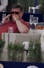 ATHINA ONASSIS at a Restaurant at Longines Horse Show in Cannes 06/02/2017