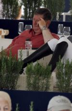 ATHINA ONASSIS at a Restaurant at Longines Horse Show in Cannes 06/02/2017