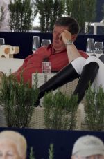 ATHINA ONASSIS at a Restaurant at Longines Horse Show in Cannes 06/02/2017