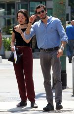 AURORA RAMAZZOTTI Out with Her Boyfriend in Milan 05/30/2017