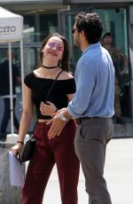 AURORA RAMAZZOTTI Out with Her Boyfriend in Milan 05/30/2017