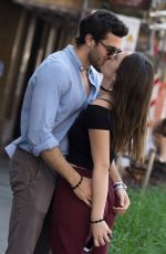 AURORA RAMAZZOTTI Out with Her Boyfriend in Milan 05/30/2017