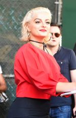 BEBE REXHA Arrives at AOL Build Speaker Series in New York 06/29/2017