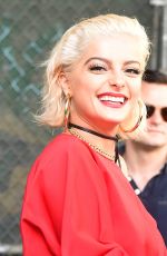 BEBE REXHA Arrives at AOL Build Speaker Series in New York 06/29/2017