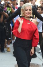 BEBE REXHA Arrives at AOL Build Speaker Series in New York 06/29/2017