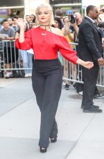 BEBE REXHA Arrives at AOL Build Speaker Series in New York 06/29/2017