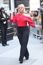 BEBE REXHA Arrives at AOL Build Speaker Series in New York 06/29/2017