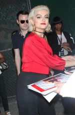 BEBE REXHA Arrives at AOL Build Speaker Series in New York 06/29/2017