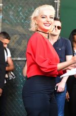 BEBE REXHA Arrives at AOL Build Speaker Series in New York 06/29/2017