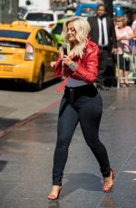 BEBE REXHA Arrives at Jimmy Kimmel Live in Los Angeles 06/09/2017