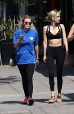 BELLA and DANI THORNE Leaves a Gym in Los Angeles 06/01/2017