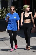 BELLA and DANI THORNE Leaves a Gym in Los Angeles 06/01/2017