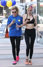 BELLA and DANI THORNE Leaves a Gym in Los Angeles 06/01/2017