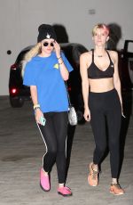 BELLA and DANI THORNE Leaves a Gym in Los Angeles 06/01/2017