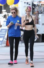 BELLA and DANI THORNE Leaves a Gym in Los Angeles 06/01/2017