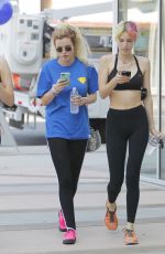 BELLA and DANI THORNE Leaves a Gym in Los Angeles 06/01/2017