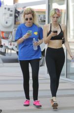 BELLA and DANI THORNE Leaves a Gym in Los Angeles 06/01/2017