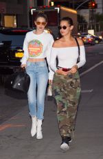 BELLA and GIGI HADID Out for Dinner in New York 06/14/2017