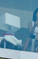 BELLA HADID and Jordan Barrett in the Hotel Room in New York 06/12/2017