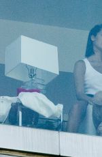 BELLA HADID and Jordan Barrett in the Hotel Room in New York 06/12/2017