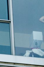BELLA HADID and Jordan Barrett in the Hotel Room in New York 06/12/2017