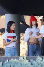 BELLA HADID and KENDALL JENNER on the Set of a Photoshoot in Los Angeles 06/19/2017