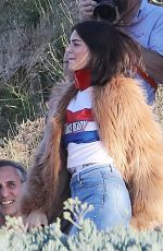 BELLA HADID and KENDALL JENNER on the Set of a Photoshoot in Los Angeles 06/19/2017