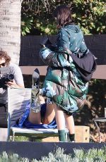 BELLA HADID and KENDALL JENNER on the Set of a Photoshoot in Los Angeles 06/19/2017