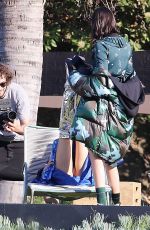 BELLA HADID and KENDALL JENNER on the Set of a Photoshoot in Los Angeles 06/19/2017