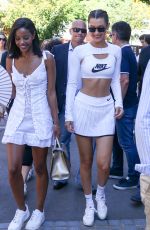 BELLA HADID Arrives at 2017 French Open at Roland Garros in Paris 06/10/2017